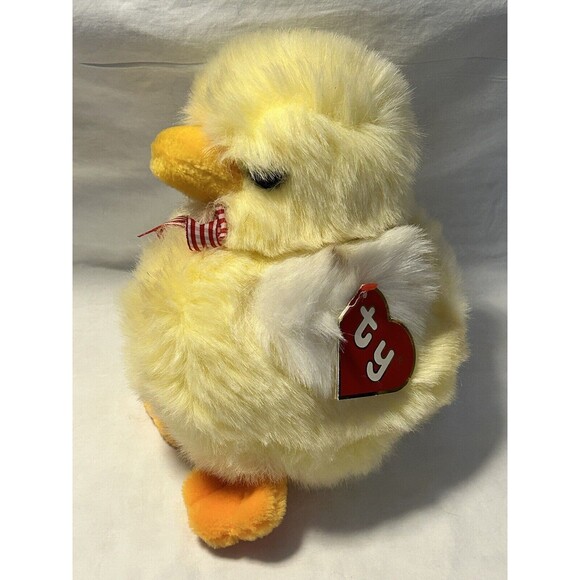 VTG 1991 Ty Large Plush PEEPERS Baby Chick #8015 2nd Generation Tag W Squeaker